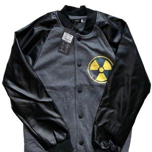 Radioactive Symbol Varsity Jacket Men's Small